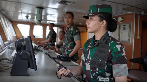 Kowad dalam penugasan pelayaran Kapal ADRI XLVIII. (Foto: Dok. TNI AD).