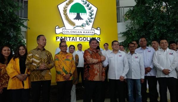 Terima Kedatangan Partai Perindo, Ketum Golkar Akan Terus Jalin Komunikasi Intensif