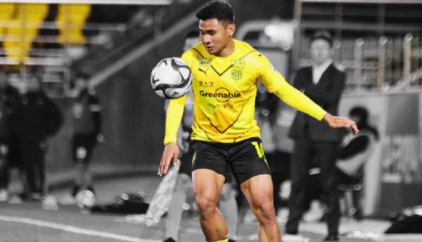Assist berkelas Asnawi Mangkualam disorot akun Instagram Liga Korea Selatan alias K-League. (Foto: Instagram/ asnawi_bhr)