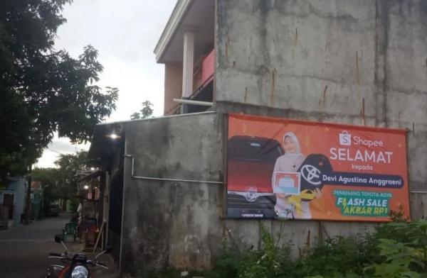 Baliho tersebut dapat ditemukan di daerah Buaran Indah. (Foto: dok Istimewa)