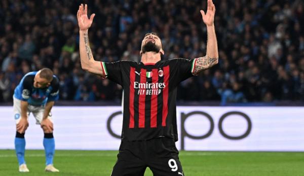 AC Milan mengalahkan Napoli 1-0 pada leg kedua perempat final Liga Champions di Stadion Diego Armando Maradona, Rabu (19/4/2023) dini hari WIB. (Foto: REUTERS)