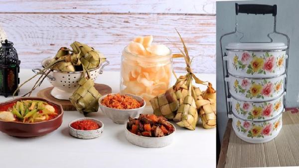 Trandisi saling mengantarkan makanan khas Lebaran dilaksakana umat Islam di Bandung. (FOTO: ISTIMEWA)