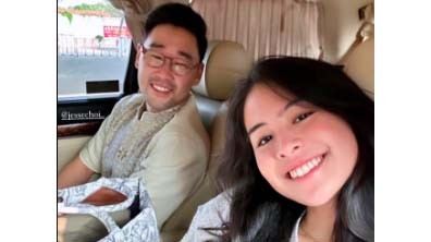 Maudy Ayunda Dan Suami Artis menikah diam-diam. (Foto: Instagram)