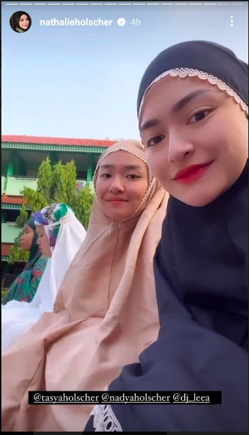 Screen Shot 2023 04 22 At 11 27 21 Potret Nathalie Holscher merayakan Idulfitri bareng adik-adiknya. (foto: instagram)