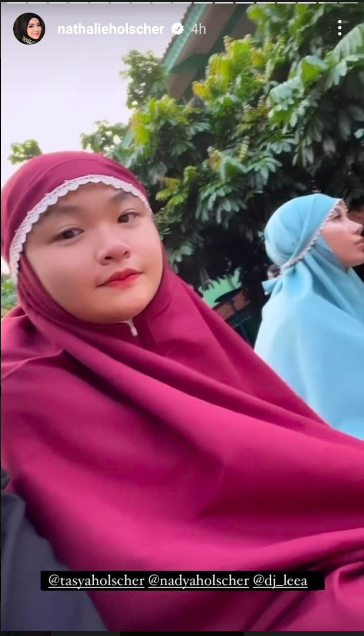 Screen Shot 2023 04 22 At 11 27 31 Potret Nathalie Holscher merayakan Idulfitri bareng adik-adiknya. (foto: instagram)
