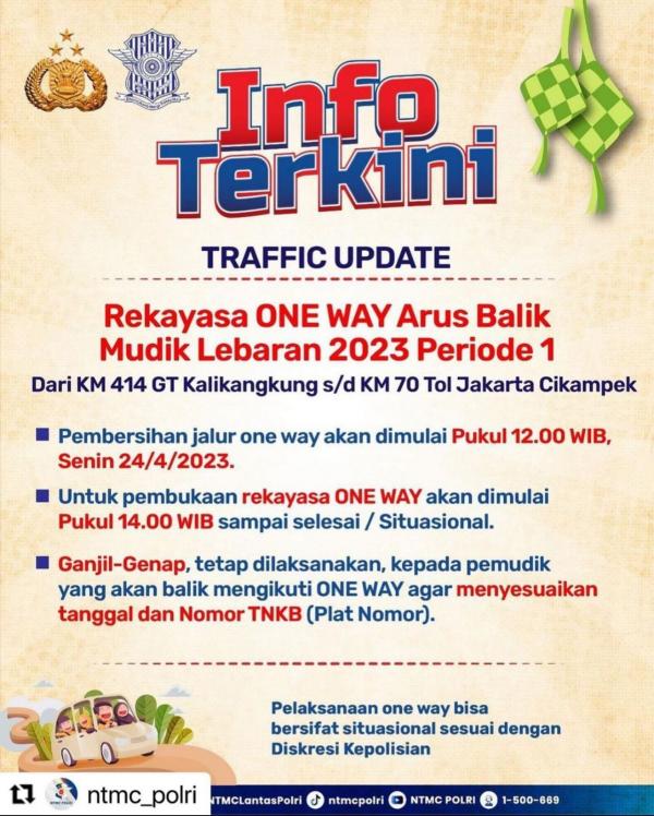 rekayasa lalu lintas arus balik