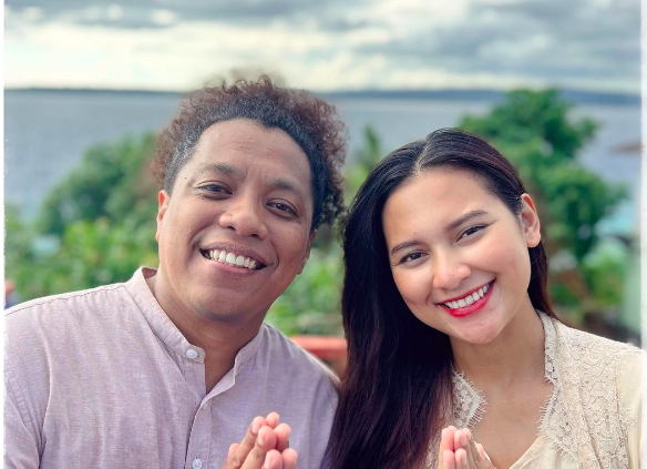 Indah Permatasari Artis pertama kali rayakan Lebaran. (Foto: Instagram)