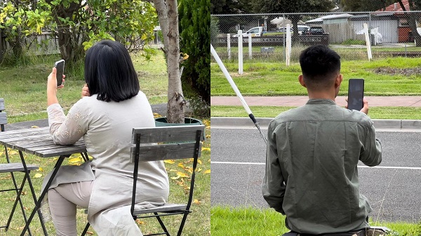 Mahasiswa Indonesia Sungkem Online dengan Keluarga (Dok. Rivi Satrianegara)