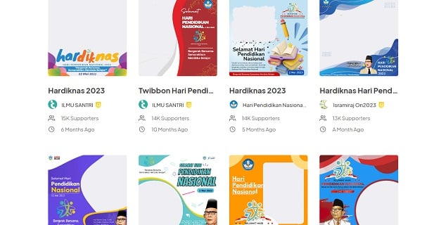 31 Link Twibbon Hari Pendidikan Nasional 2023 Untuk Dibagikan Di Sosial ...