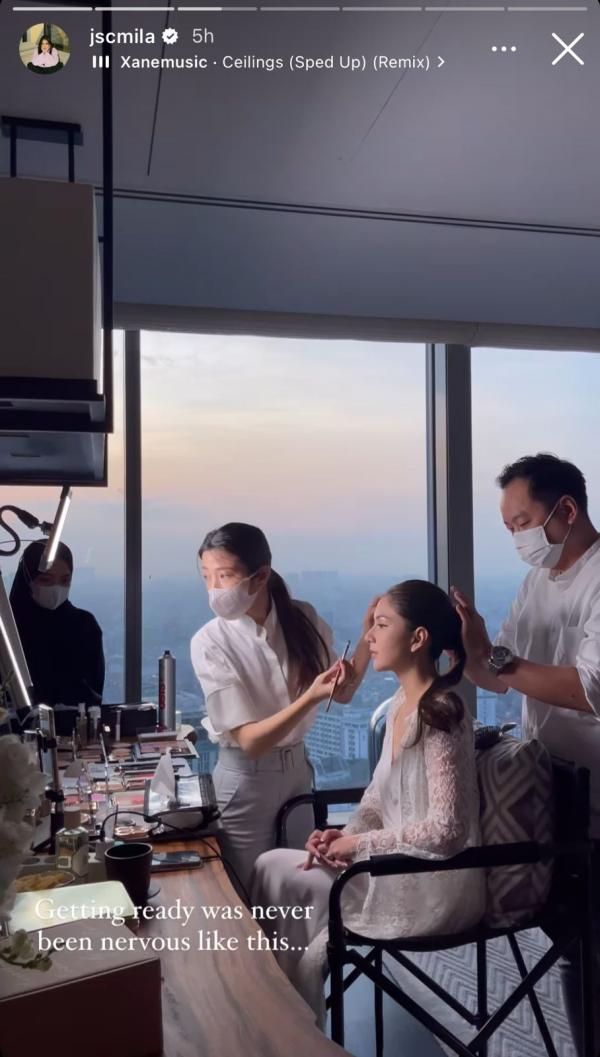 WhatsApp Image 2023 05 05 At 11 07 54 AM Potret cantik Jessica Mila sebelum pemberkatan nikah. (Foto: Instastory)