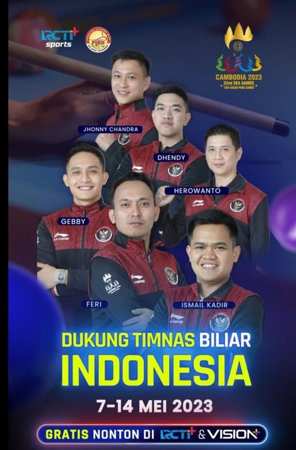 Pebiliar Indonesia Beraksi di SEA Games 2023 Siang Ini, Saksikan via RCTI+ dan Vision+