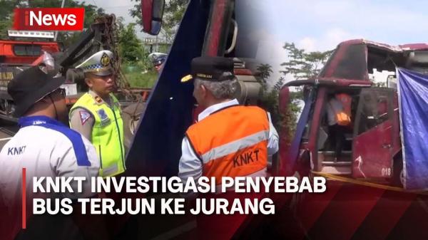 KNKT Investigasi Penyebab Bus Terjun Ke Jurang Di Guci, Ini Dugaan Awalnya