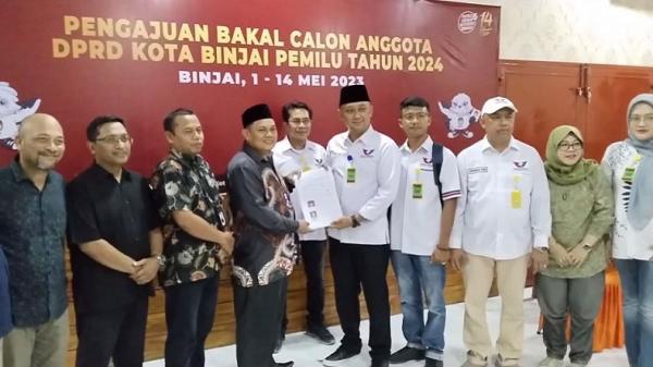 Partai Perindo Binjai Daftarkan Kader Terbaik Jadi Bacaleg Ke Kpu