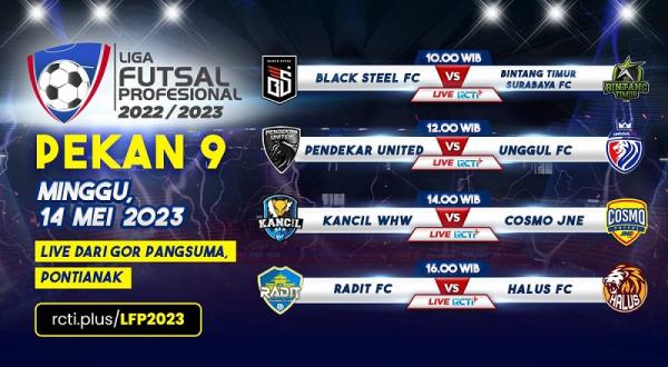 Link Live Streaming Liga Futsal Profesional Hari Ini Black Steel