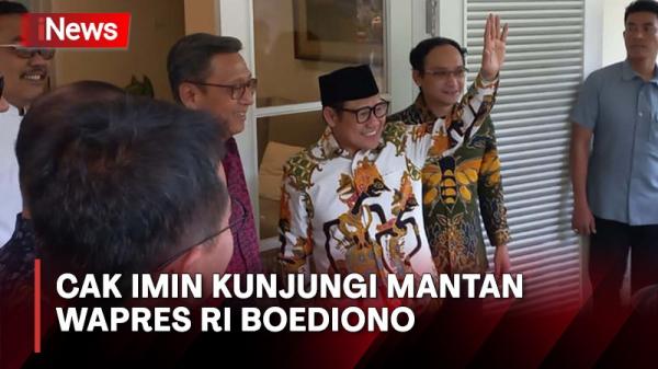 Aktif Temui Wakil Presiden, Cak Imin Kunjungi Kediaman Boediono