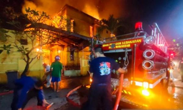 Sekolah Tahfiz Qur’an di Hertasning Makassar Terbakar, 11 Mobil Damkar Dikerahkan