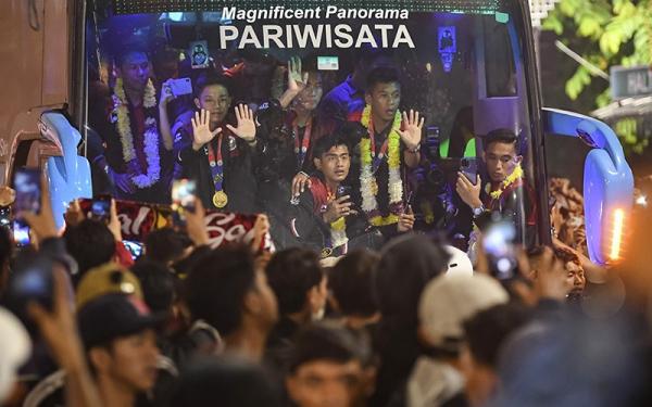 Timnas Indonesia U-22 Diarak Pagi Ini usai Raih Medali Emas SEA Games 2023, Begini Rutenya