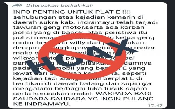 Beredar Pesan Ancaman Balas Dendam Geng Motor, Polres Indramayu: Itu Hoaks!