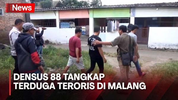 Densus 88 Tangkap Terduga Teroris di Malang, Pelaku Bekerja di Pabrik Roti