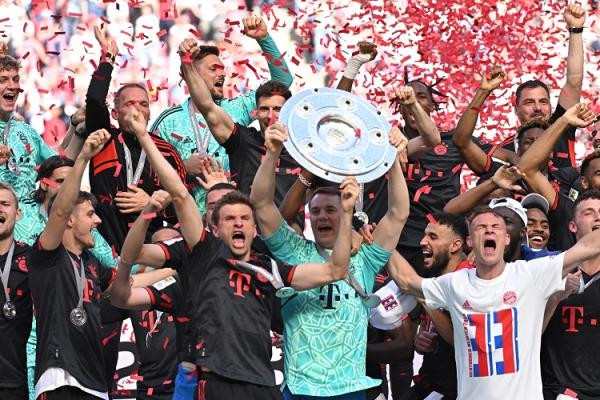 Bayern Munchen Juara Liga Jerman 2022/2023 Usai Laga Dortmund Vs Mainz ...