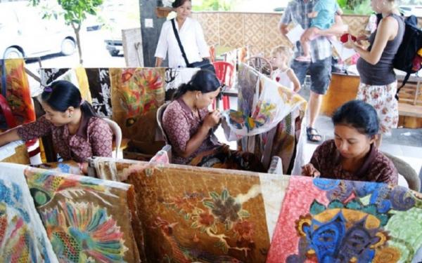 Kampung Batik Tohpati di Desa Kesiman, Denpasar. (Foto: Kintamani.id)