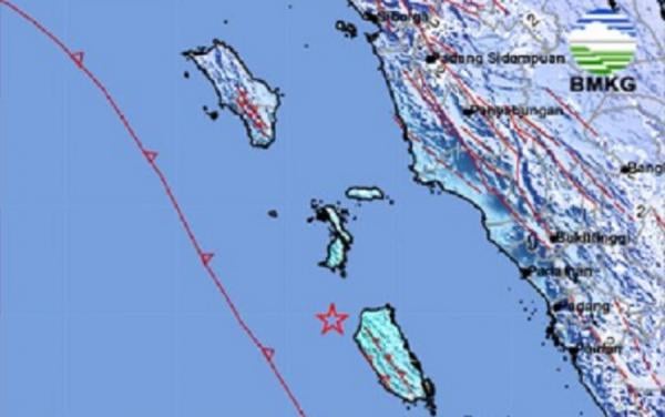 Gempa Mentawai M5,3 Rabu Pagi, Ini Wilayah yang Rasakan Getaran