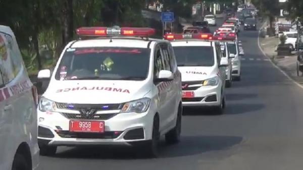 Tak Terima Dituding Arogan di Jalan, Ratusan Sopir Ambulans Geruduk Dishub Purwakarta