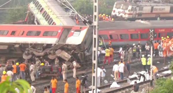 Korban Tewas Tabrakan Kereta di India Jadi 233 Orang, Banyak Korban Terjepit di Gerbong