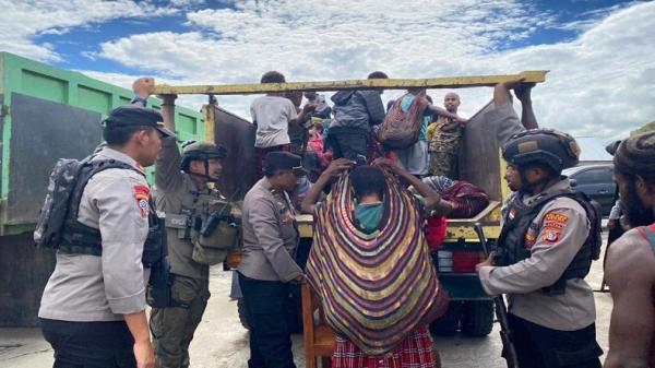 Wilayah Kondusif usai Kontak Tembak Aparat dengan KKB, Warga Nogolait Kembali ke Kampung