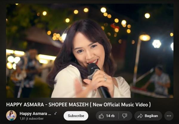 Lirik lagu Sadar Posisi - Happy Asmara dan Artinya, Trending di YouTube Music