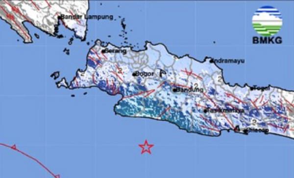 Gempa Terkini M 5,1 Guncang Sukabumi Berpusat di Laut 