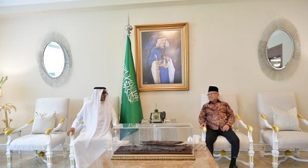 Bertemu Wapres Ma'ruf Amin, Dubes Arab Saudi Ungkap Perubahan Pelayanan Haji dan Umrah