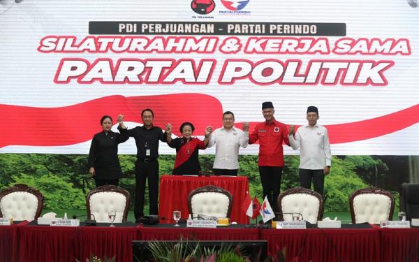 Partai Perindo dan PDIP bertekad memenangkan Ganjar Pranowo dalam satu putaran. (Foto: MPI)