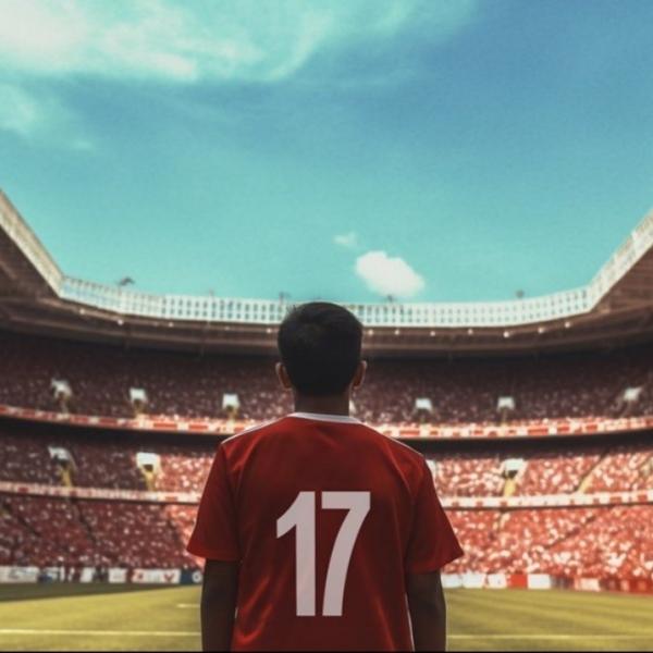 Rafathar jadi pemain timnas. (Foto: instagram)