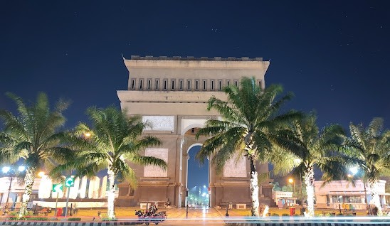 Simpang Lima Gumul di Kota Kediri. (Foto: Antara)