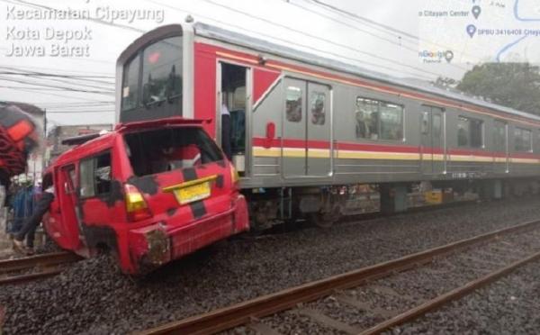 Buntut Angkot Tertabrak KRL, KAI Daop 1 Tutup Pelintasan Liar di KM 35+4/5 Citayam