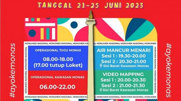 Catat, Monas Bakal Sajikan Atraksi Video Mapping Dan Air Mancur Menari ...