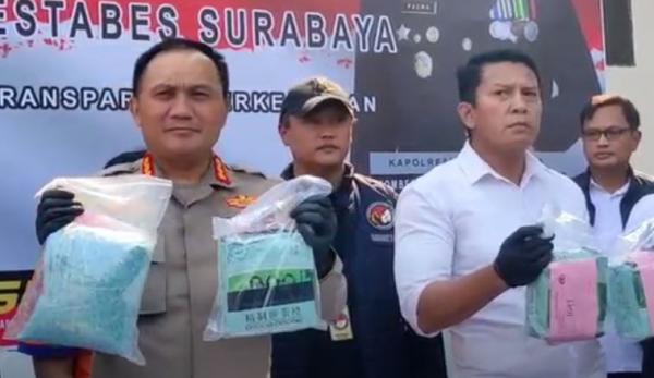 Polisi Gagalkan Peredaran Sabu 28 Kg Di Surabaya, 1 Pelaku Ditangkap