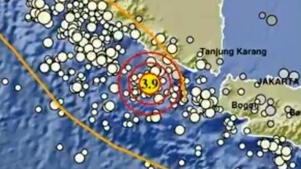 Gempa Hari Ini Magnitudo 3,9 Guncang Tanggamus Lampung