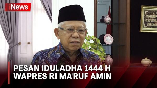 Maknai Iduladha 1444 H Wapres Maruf Amin Rayakan Dalam Kesederhanaan