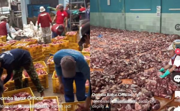 Viral di Dusun Ini Daging Kurban Menggunung, Netizen: Sekampung Orang Punya Semua 