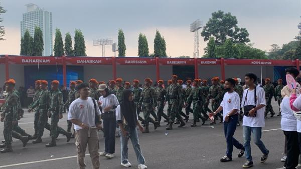 Situasi di GBK pada HUT Bhayangkari (Dok. iNews.id)