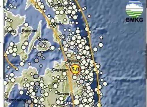 Gempa Terkini Guncang Melonguane Sulut M 5,0, Berpusat Di Laut