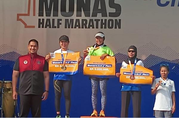 Robi Syianturi Nyaris Pecahkan Rekor Nasional di LPS Monas Half Marathon 2023