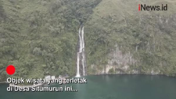 Air Terjun Tertinggi di Sumatera, Air Terjun Situmurun (Foto: iNews/Yudha Bahar)