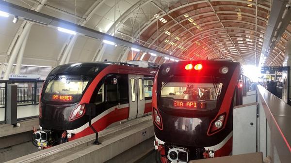 Penampakan Stasiun LRT Dukuh Atas (foto: MPI)