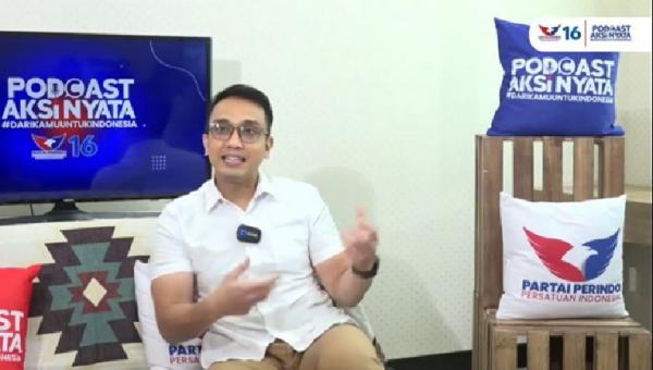 Aiman Witjaksono Bacaleg Partai Perindo Dapil Jakarta I. (Foto MPI).