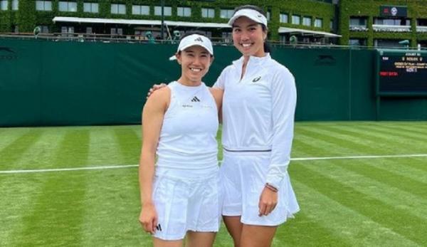 Aldila Sutjiadi Petenis Indonesia, Aldila Sutjiadi tembus babak kedua Wimbledon 2023. (Foto: Instagram/dila11)