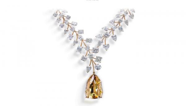 Salah satu kalung termahal di dunia,  The Incomparable Diamond Necklace. Foto: mouawad.com