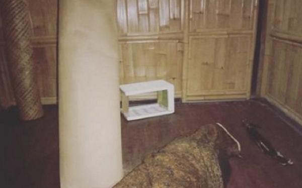 Ibu rumah tangga inisial DMK (49) tewas gantung diri dalam vila di Sukawati, Gianyar, Bali. (Foto: Polsek Sukawati)